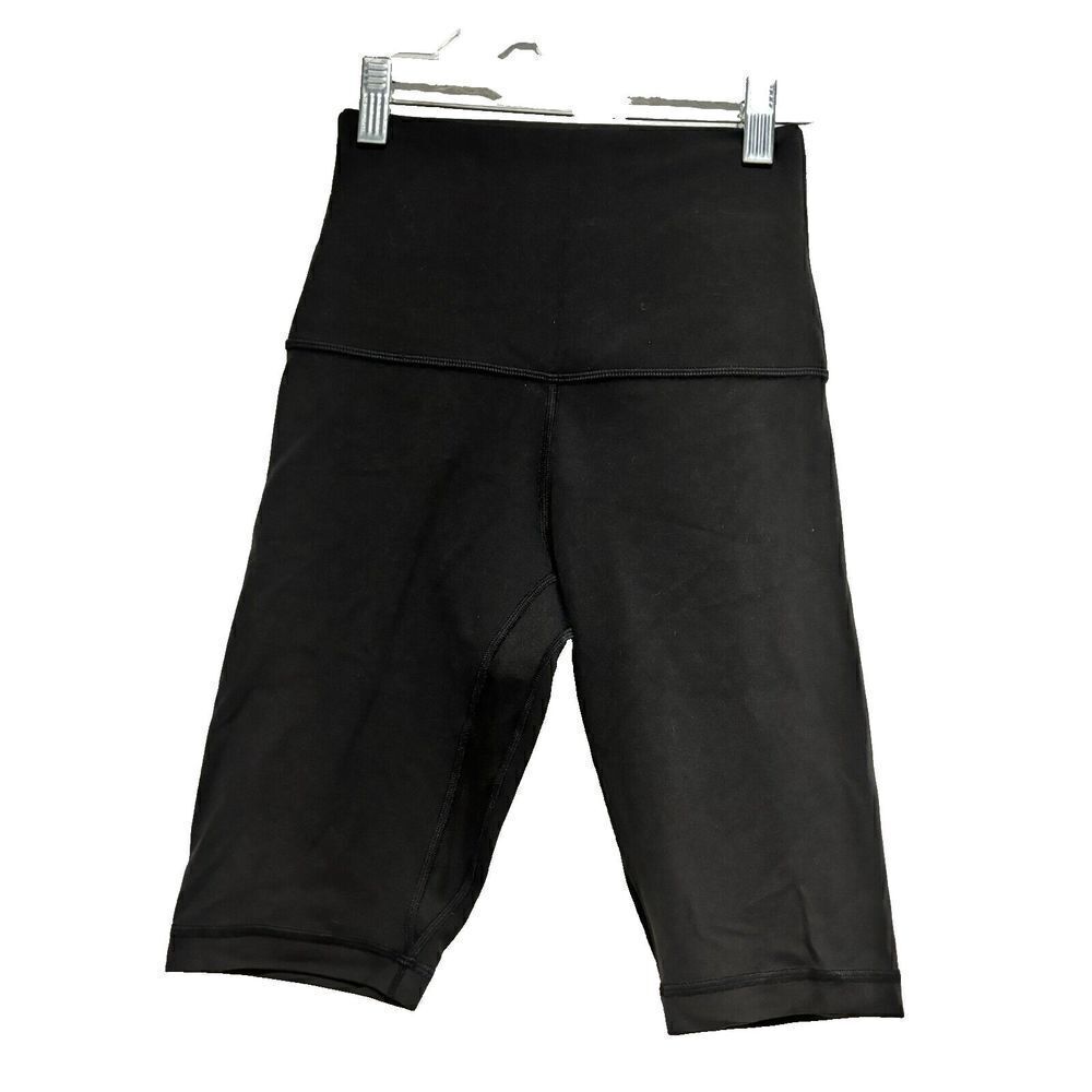 Lululemon  Align‎ Super High Rise Biker Shorts Black 4 Stretch